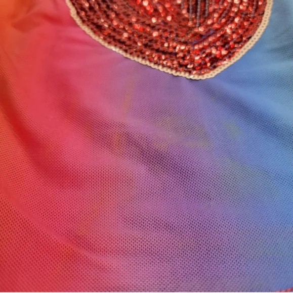 Iron Fist Rainbow Heart Sequin Top - Picture 7 of 8
